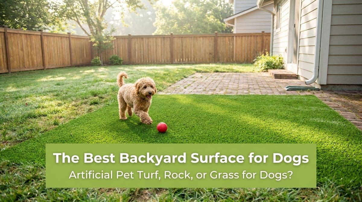 Blog post Artificial Pet Turf, Rock, or Grass for Dogs? image