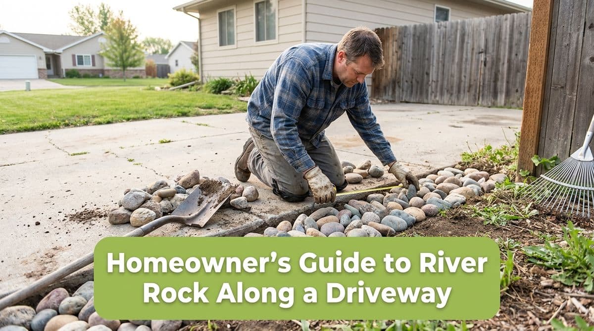 Featured post - Homeowner’s Guide to River Rock Along a Driveway